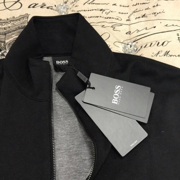 HUGO BOSS Siegal 07 Quarter Zip Sweat Top - Picture 3 of 4